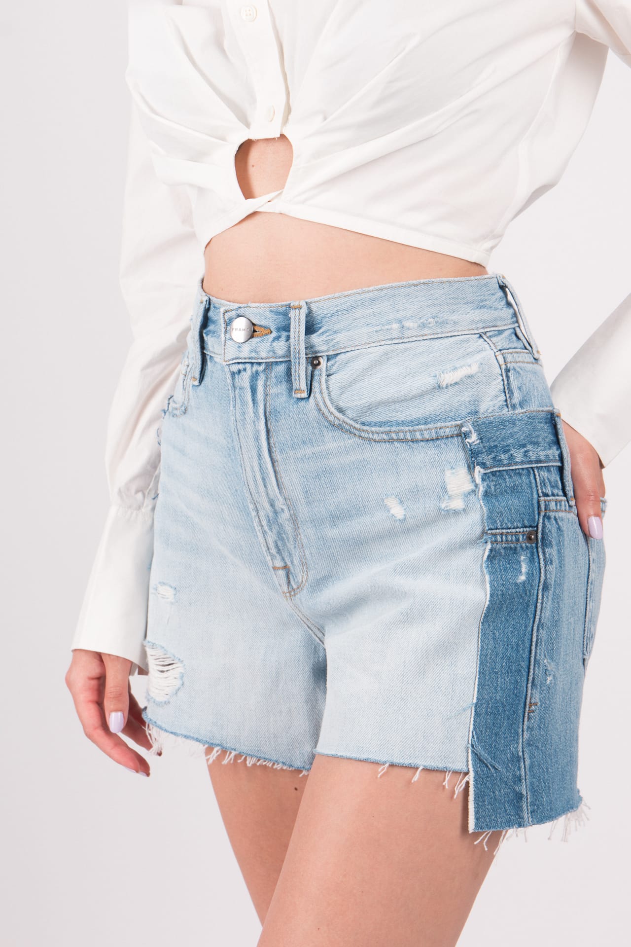 FRAME LSH207 Layered Short meadow combo