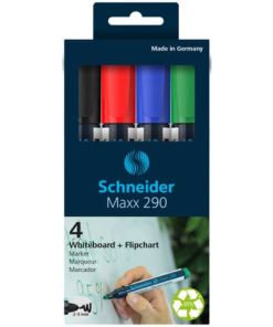 Board-Marker Maxx 290 – 2-3 mm, 4er Etui sortiert