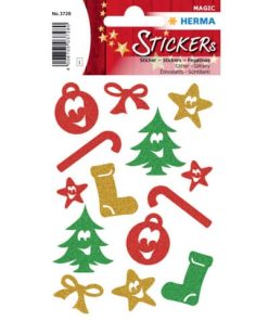 3728 Sticker MAGIC Symbole, glittery