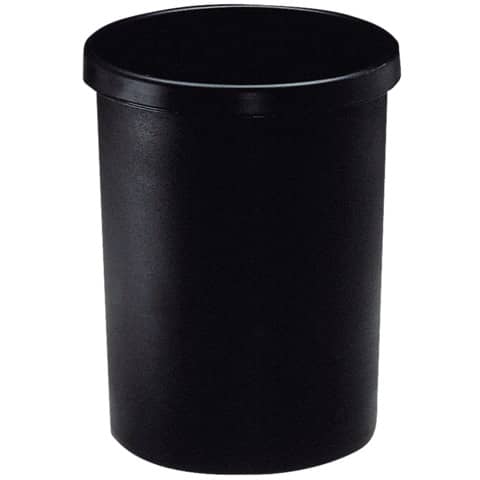 Papierkorb, 33 Liter – schwarz, Ø min/max: 290/335 / 430 mm hoch