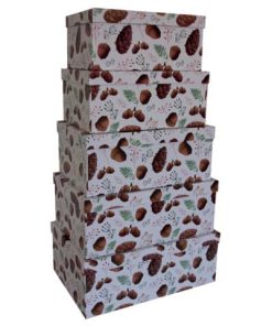 Geschenkkarton Herbst  – 5 tlg., hoch