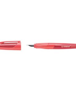 Schulfüller EASYbuddy® – Feder A, koralle/rot, inkl. Standardpatrone
