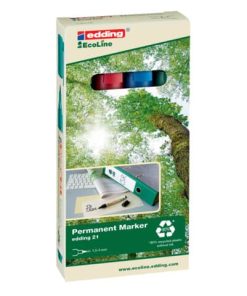 21 Permanentmarker EcoLine – nachfüllbar, 1,5 – 3 mm, sortiert
