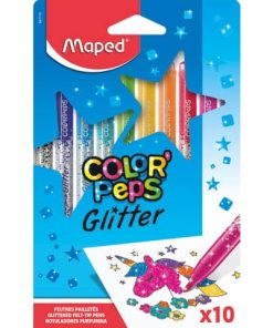 Faserschreiber Color’Peps Glitter – 10er Kartonetui