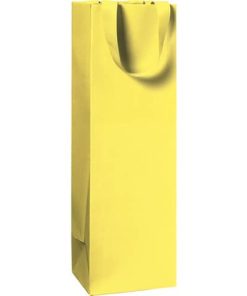 Flaschentragetasche One Colour – 11 x 36 x 10,5 cm, gelb