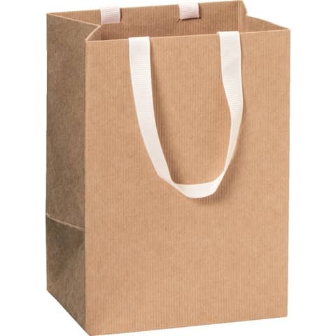 Geschenktragetasche One Colour – 10 x 14 x 8 cm, hellbraun