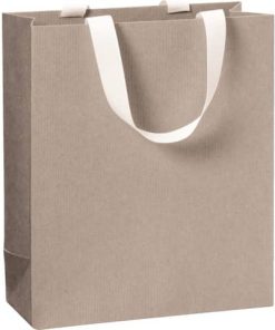 Geschenktragetasche One Colour – 18 x 21 x 8 cm, hellgrau