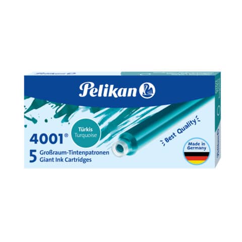 Tintenpatrone 4001® GTP/5 – türkis, 5 Patronen