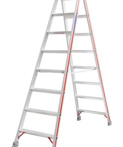 Hymer Stufenstehleiter beidseitig 4024 2×8 Stufen