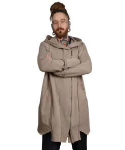 Kapuzenjacke/mantel „Cutsy“ Moka