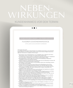 Nebenwirkungen der Fußreflexzonenmassage