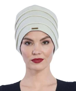 Merinohaube „Melinda“ Off-White