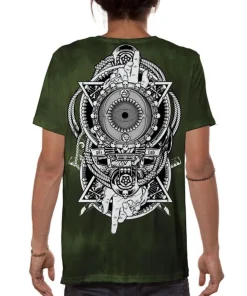 Shirt „Metamorphosis“ – Pigment Dye Green