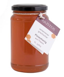 <strong>ARISTOS Reiner Pinienhonig</strong> von der Insel Thassos 480 g