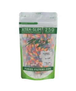 250er Beutel Aktivkohlefilter Extra Slim Purize rainbow