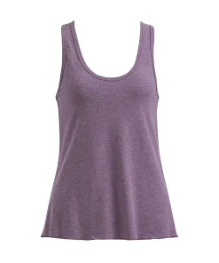 Tanktop „Bloom Tank“ Dusty Mauve Melange, Bambus