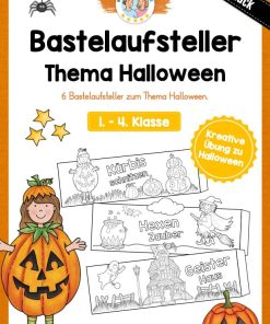 6 Bastelaufsteller zu Halloween [Digital]