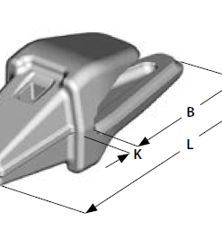 Zahnhalter Esti Silver K9 (E709)